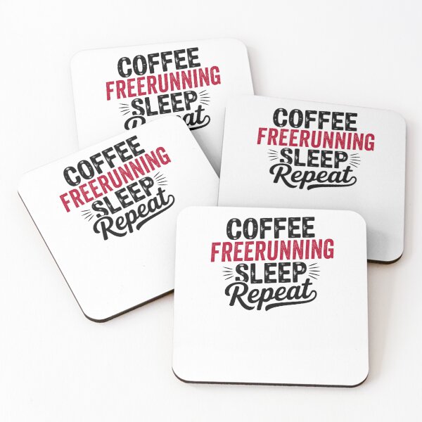 Item preview, Coffee Freerunning Sleep Repeat - Funny Freerunning Lover designed and sold by Watsonarts.