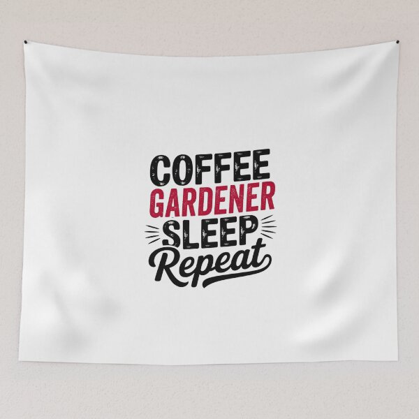 Item preview, Coffee Gardener Sleep Repeat - Funny Gardener Lover designed and sold by Watsonarts.