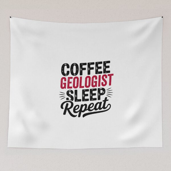 Item preview, Coffee Geologist Sleep Repeat - Funny Geologist Lover designed and sold by Watsonarts.