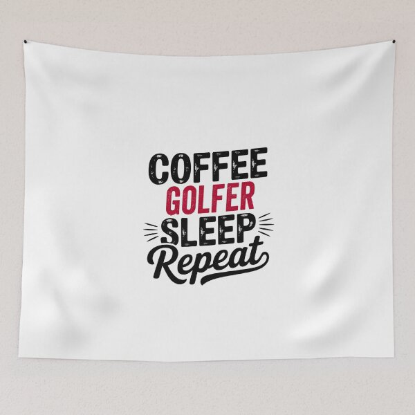 Item preview, Coffee Golfer Sleep Repeat - Funny Golfer Lover designed and sold by Watsonarts.