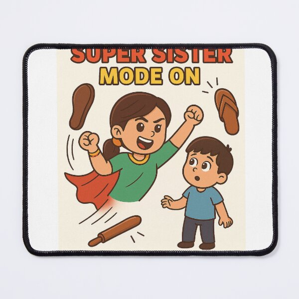 Item preview, Super Sister Rakhi Edition – Deflecting Chappals with Love designed and sold by graphicbidu.