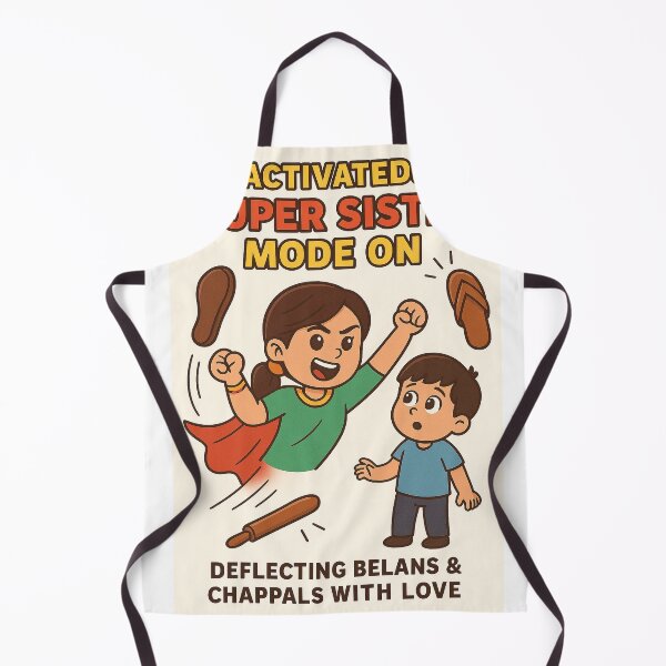 Item preview, Super Sister Rakhi Edition – Deflecting Chappals with Love designed and sold by graphicbidu.