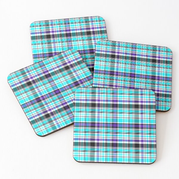 Item preview, Plaid Teal and Purple Seamless Repeat designed and sold by Sharon Schwalbe.