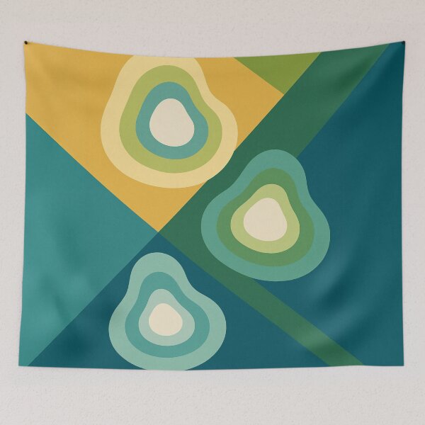 Item preview, Earth-Toned Abstract Geometric Shapes – Organic Modern Art designed and sold by AnTartstudios.