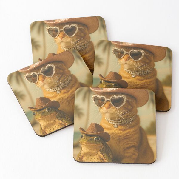 Item preview, Cowboy Cat and Cowboy Toad designed and sold by Mauswohn.