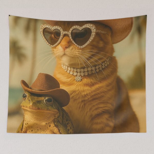 Item preview, Cowboy Cat and Cowboy Toad designed and sold by Mauswohn.