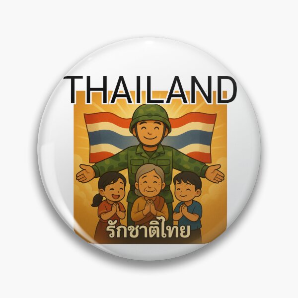 Item preview, Proud Thai Soldier Protecting People - “รักชาติไทย” Cartoon Design designed and sold by konthai.familyart.