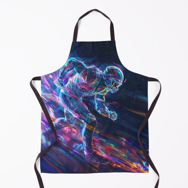 Item preview, Blitz in Motion – Neon Football Illustration designed and sold by ArgentoArt.