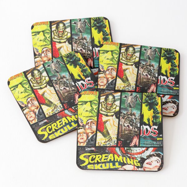 Item preview, Vintage Style Sci Fi Horror Movie Poster Collage  designed and sold by NatashaLaughn.