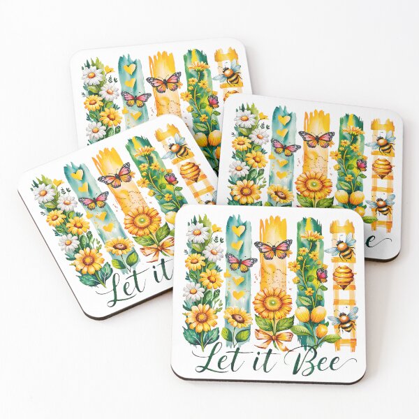 Item preview, Let It Bee – Bees, Butterflies and Sunflowers designed and sold by Astralia.