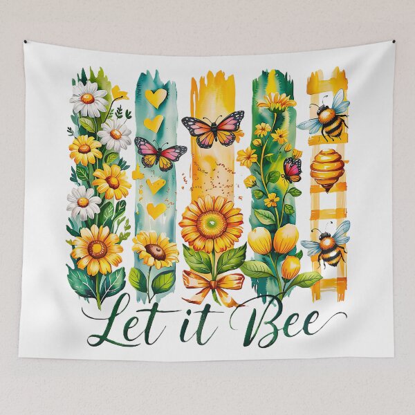 Item preview, Let It Bee – Bees, Butterflies and Sunflowers designed and sold by Astralia.