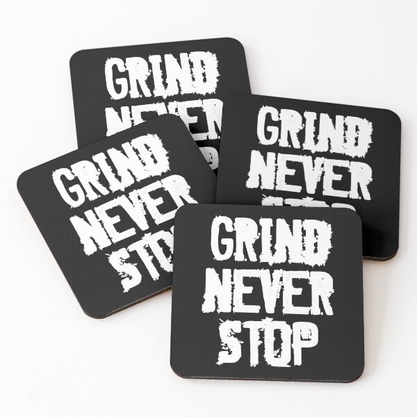 Item preview, Badass Gym Quote | Grind Never Stop designed and sold by typoinspired.