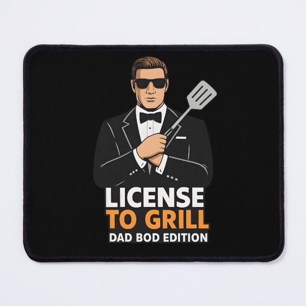 Item preview, License to Grill, Dad Bod Edition designed and sold by Uglyandcute.