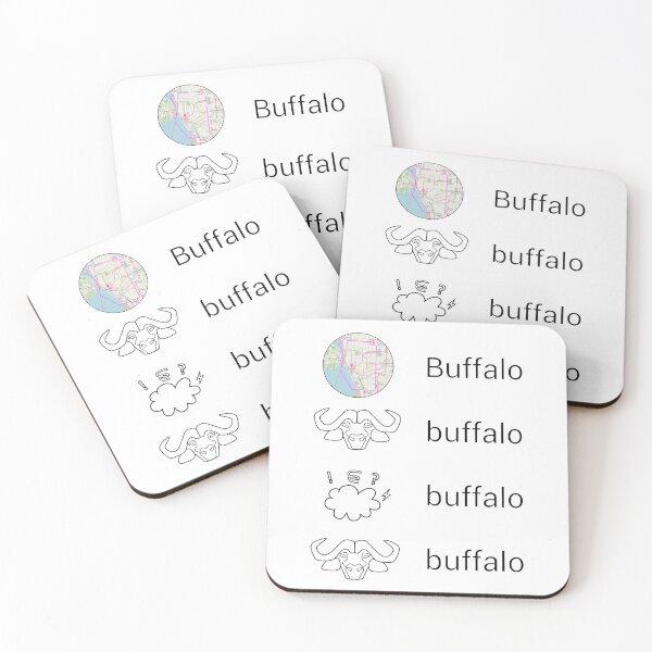 Item preview, Buffalo buffalo buffalo buffalo (vertical) designed and sold by lachlansharp.