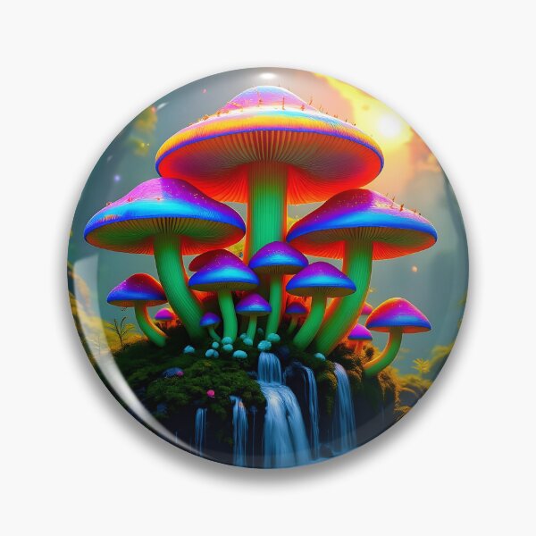 Item preview, Rainbow Colored Mycelial Fungus designed and sold by ttrimm.