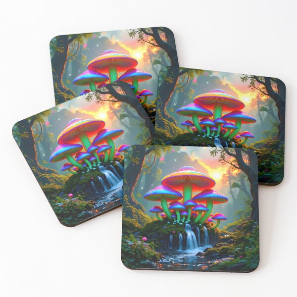 Item preview, Rainbow Colored Mycelial Fungus designed and sold by ttrimm.