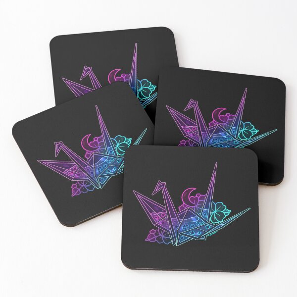 Item preview, Dark Sakura Origami Crane designed and sold by heysoleilart.