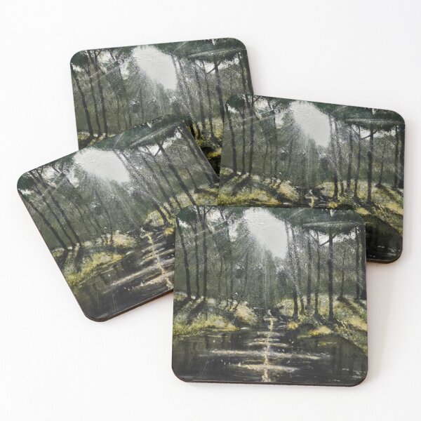 Item preview, peaceful summer creek designed and sold by jackcaryartshop.