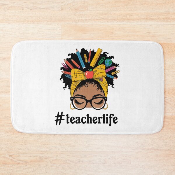 Item preview, #TeacherLife Portrait of a Black Woman designed and sold by Astralia.