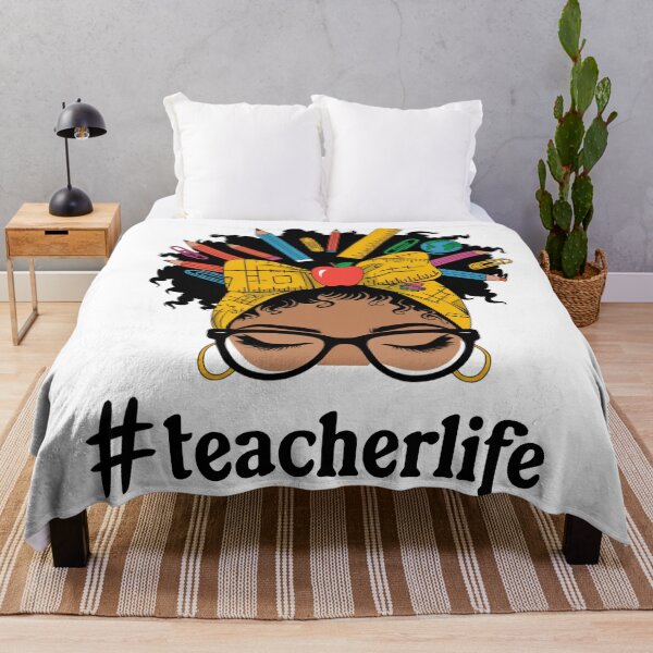 Item preview, #TeacherLife Portrait of a Black Woman designed and sold by Astralia.