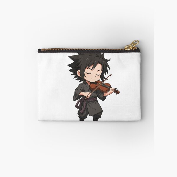Item preview, Violin Ronin – Chibi Samurai Playing Violin Anime Art designed and sold by ColorSplash123.