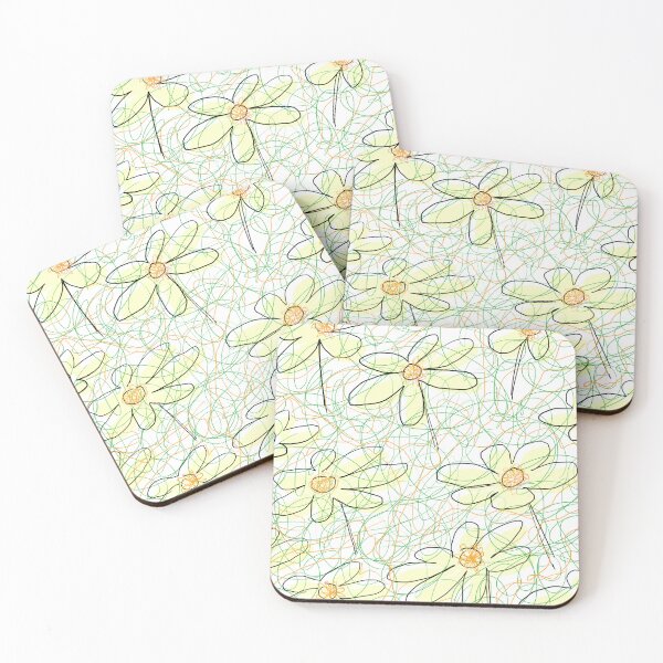 Item preview, Abstract Nature Color Wiggly Lines Flower Organic Pattern designed and sold by Wiggly Lines.