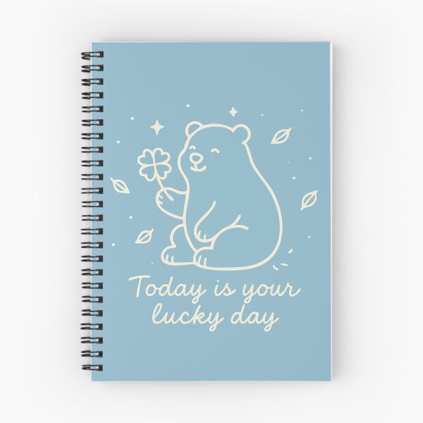 Item preview, Today is Your Lucky Day Bear with Clover designed and sold by Cuckoo Parrot.