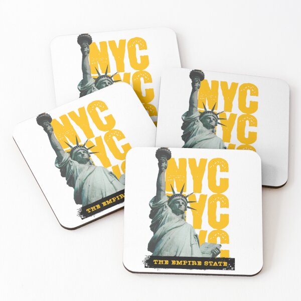 Item preview, "NYC The Empire State" - Vintage Statue of Liberty Travel & Souvenir Design designed and sold by Colorful-Garden.