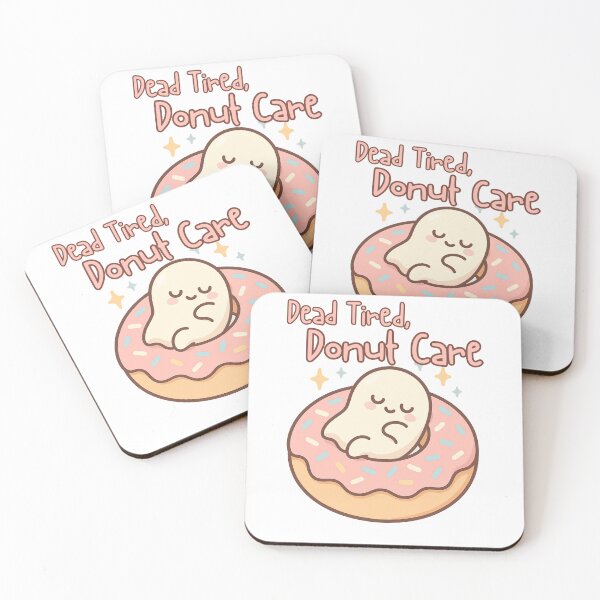 Item preview, Dead Tired, Donut Care Ghost Design designed and sold by ppcreation.