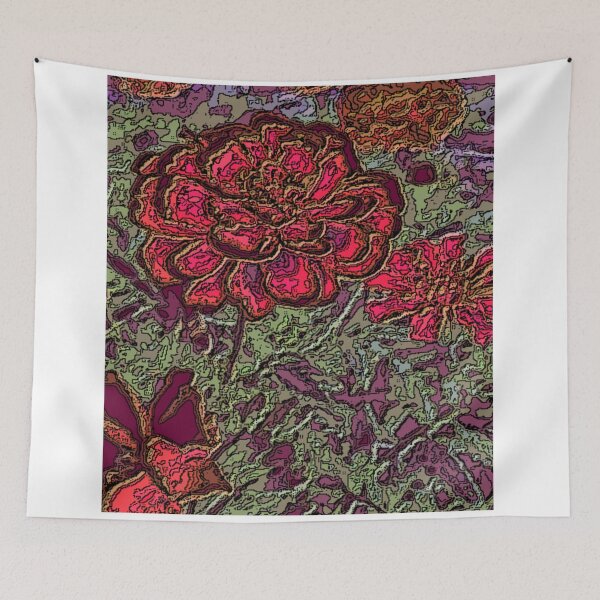 Item preview, Flowers Draw Colorful Abstract designed and sold by SmashingDeals.