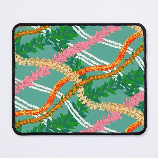 Item preview, Celebrating the Hawaiian Flower Lei-on celadon designed and sold by Linda Maliuana.