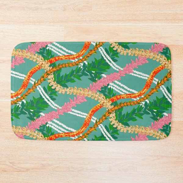 Item preview, Celebrating the Hawaiian Flower Lei-on celadon designed and sold by Linda Maliuana.