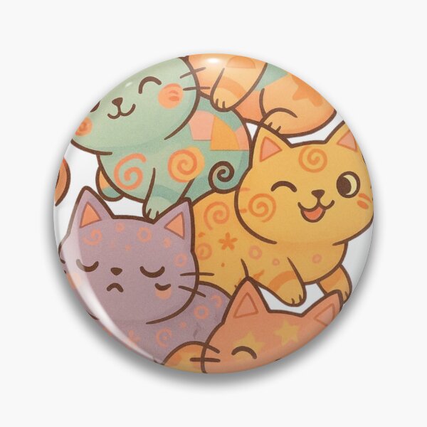 Item preview, Stacked With Love – Playful Colorful Cats Illustration designed and sold by 5CatDesign.