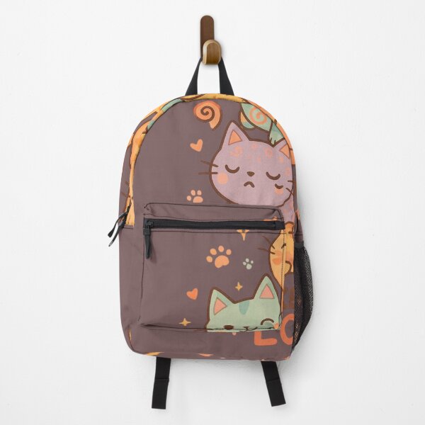 Item preview, Stacked With Love – Playful Colorful Cats Illustration designed and sold by 5CatDesign.
