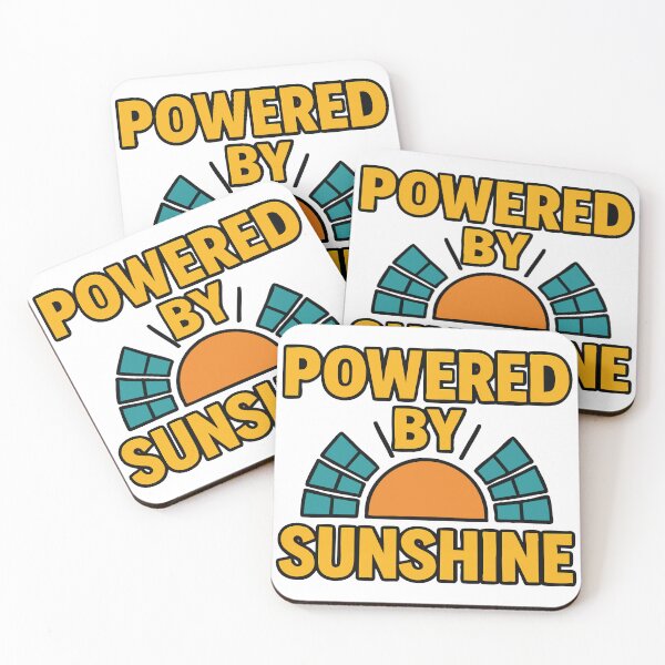 Item preview, Powered by Sunshine designed and sold by EchoBlue Studio.