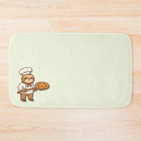 Item preview, Sloth Pizza Chef – Funny Lazy Cooking Cartoon Design designed and sold by konthai.familyart.