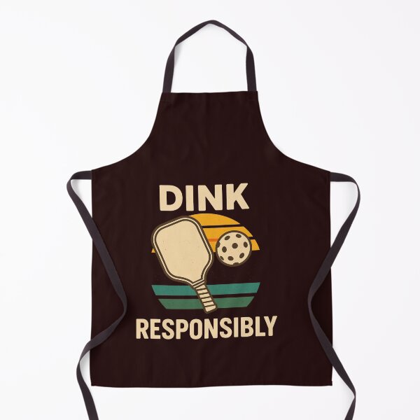 Item preview, Dink Responsibly – Retro Pickleball Tee designed and sold by Nara8.