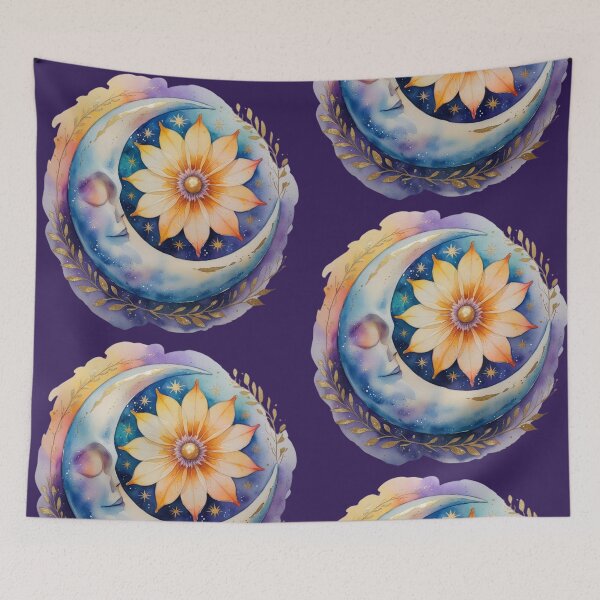 Item preview, Lunar Bloom: Starflower Mandala 2 designed and sold by Vibrant Threads.
