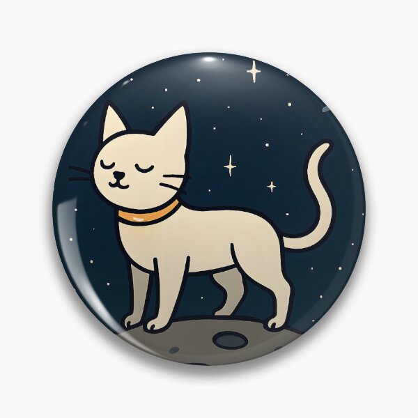 Item preview, Cosmic Cat Wanderer - Starry Night Voyage designed and sold by PufftailStudio.
