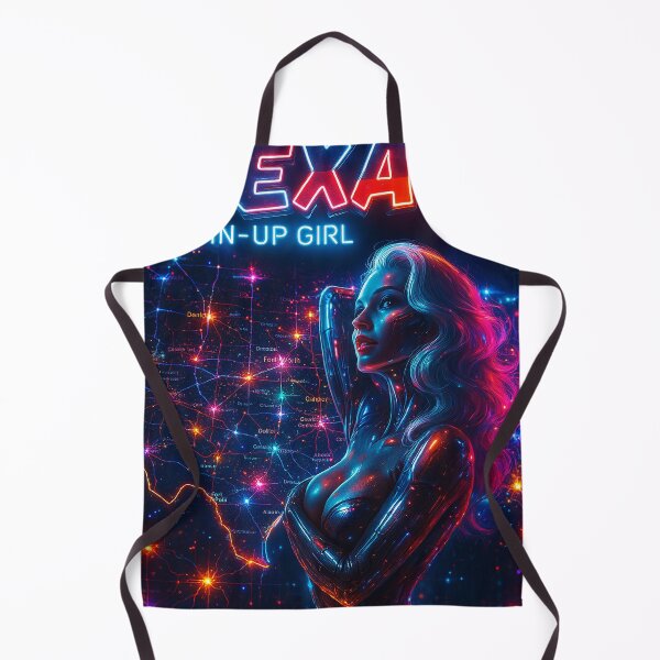 Item preview, Cyberpunk Texas Pin-Up designed and sold by kiwiartyfarty.