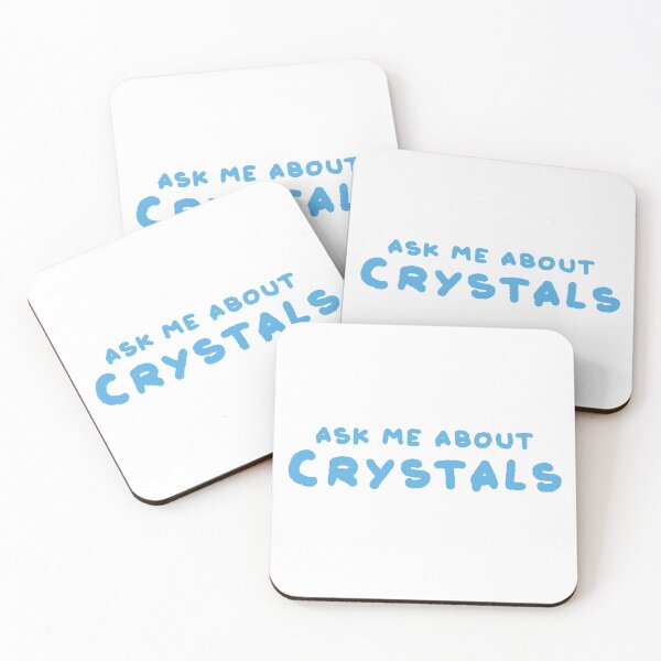 Item preview, Ask Me About Crystals Conversation Starter designed and sold by JashJhaveri.