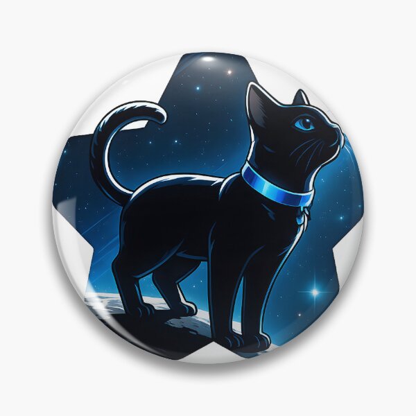 Item preview, Star Cat - Cosmic Cat in a Star Frame designed and sold by PufftailStudio.