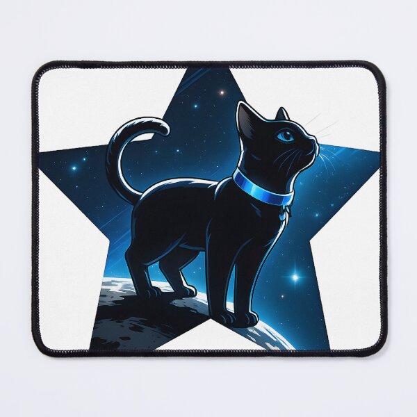 Item preview, Star Cat - Cosmic Cat in a Star Frame designed and sold by PufftailStudio.