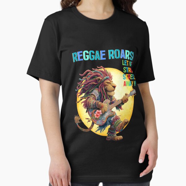 Artikel-Vorschau von Reggae brüllt! T-Shirt, designt und verkauft von BIDAinspired.