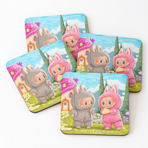 Item preview, Two Labubus designed and sold by StrawberryUnicornCo.