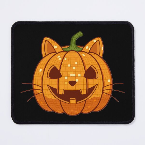 Item preview, Disco Cat Jack o'Lantern designed and sold by MannyShop.