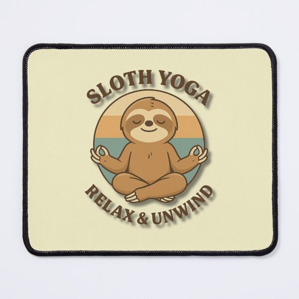 Item preview, Sloth Yoga – Relax and Unwind Cute Meditation Design designed and sold by konthai.familyart.
