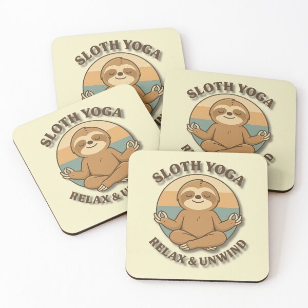 Item preview, Sloth Yoga – Relax and Unwind Cute Meditation Design designed and sold by konthai.familyart.