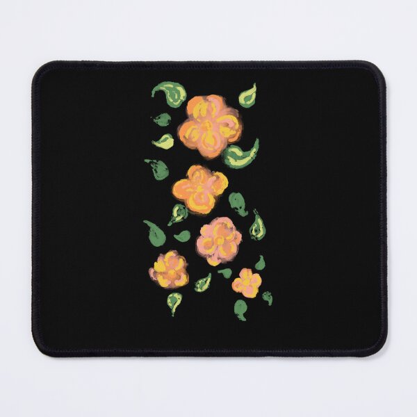 Item preview, Spanish Pink, Orange, and Yellow Flowers on Black by ElitebyElise  designed and sold by ElitebyElise.