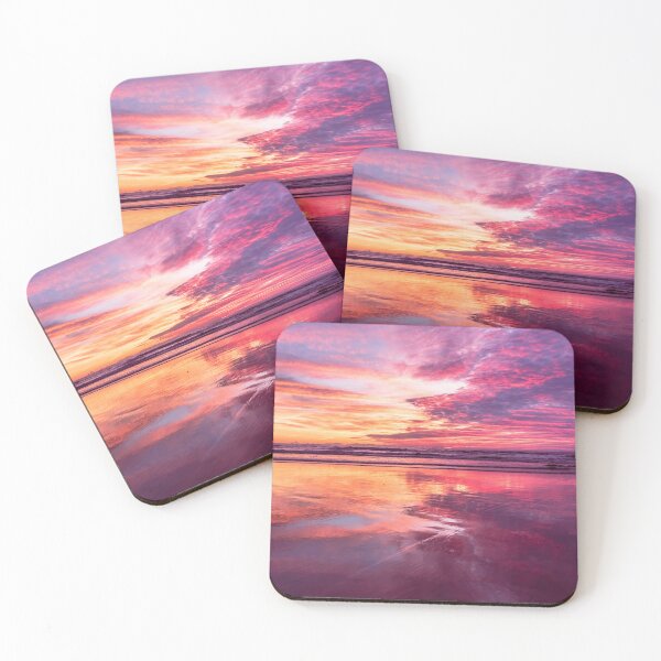 Item preview, Beach Sunset Reflection designed and sold by Wild Afterglow.